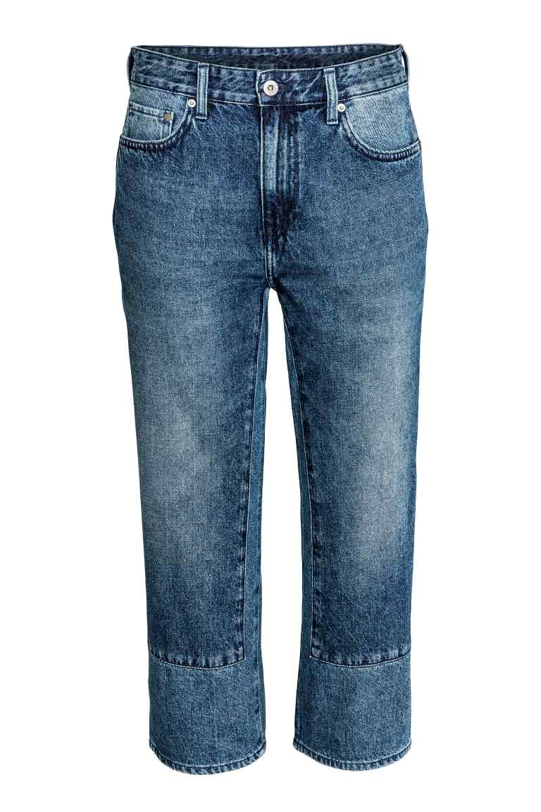 Regular Low Cropped Jeans